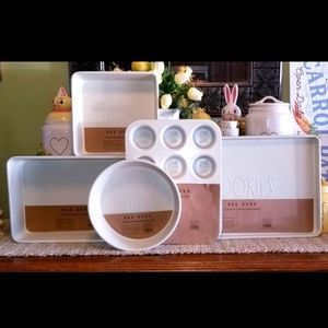 Rae Dunn Baking Sheet Lot Set of 5 - White